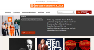 Screenshot der Website von 