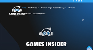 Screenshot der Website “Games Insider”
