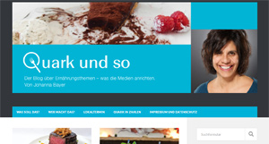 Screenshot der Website 