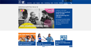 Screenshot der Medienkompetenz-Website des Saarländischen Rundfunks