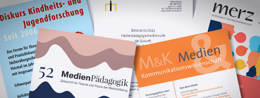 Verschiedene Zeitschriften zum Thema Medienbildung