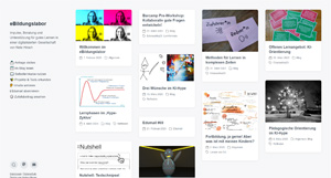 Screenshot der Website eBildungslabor
