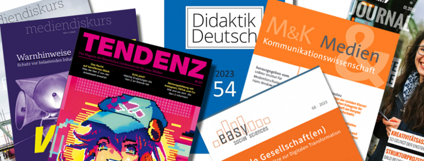 Verschiedene Zeitschriften zum Thema Medienbildung