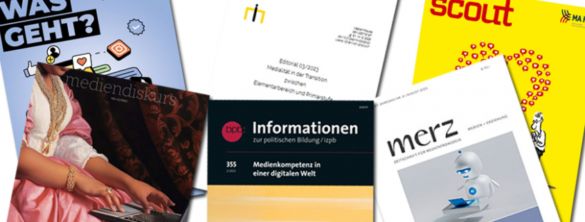 Cover der besprochenen Zeitschriften und Online-Journale