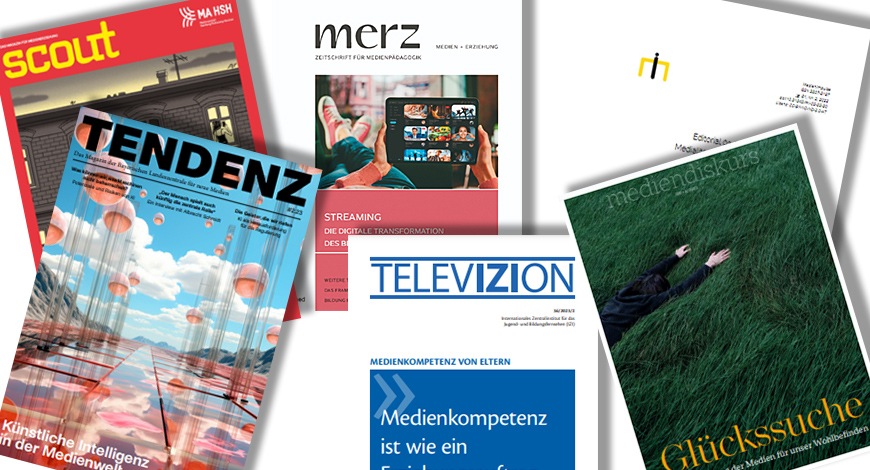 Cover der besprochenen Zeitschriften und Online-Journale